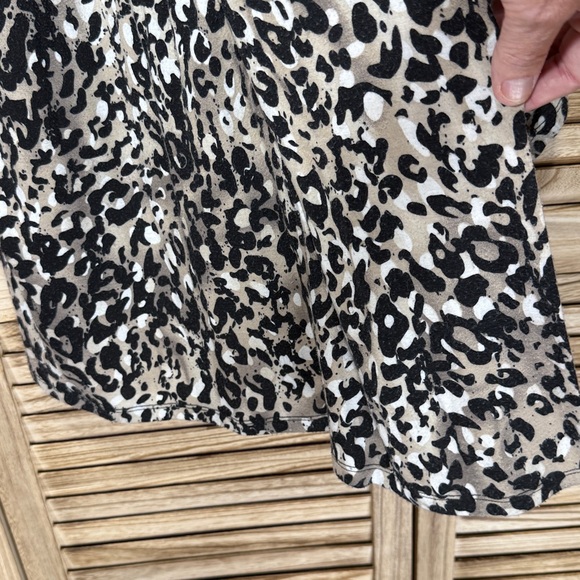 Elementz Animal Print Open Cardigan Scrunch Sleeves XL - Picture 4 of 9